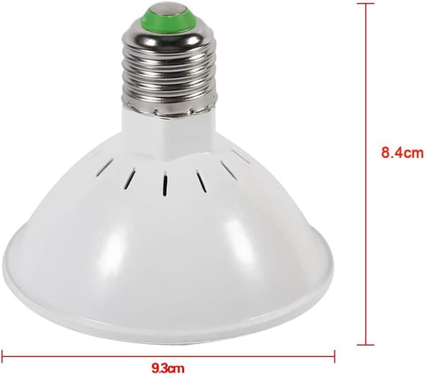 Vækstpære, E27 200-LED Plantelys 20W Plantevækst Hydroponiske Lys til Indendørs Planter