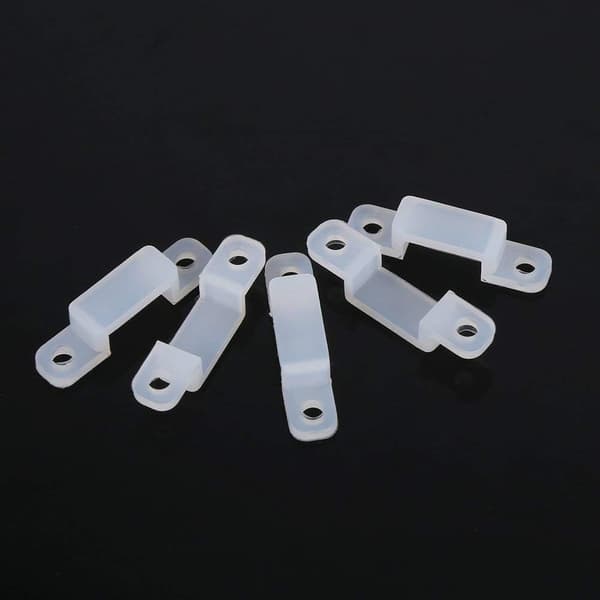 LED-valopalkin silikonikiinnikeklipsi (12mm) 100 kpl