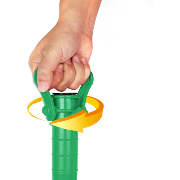 Parasolhållare strand eller jord blå med jordankare för parasollstång storlek 42 cm（Grön） green