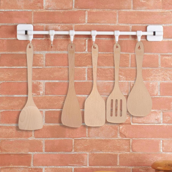 Träspatel, 5 delar/set, träspatel för non-stick-panna