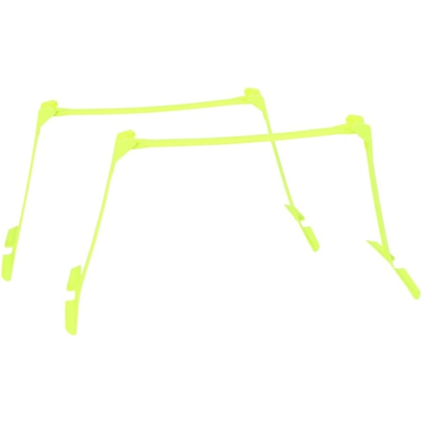 2-pack hastighetsträningshinder Fotboll Mobility Hastighetsträningshjälpmedel Justerbara hinder (gul)
