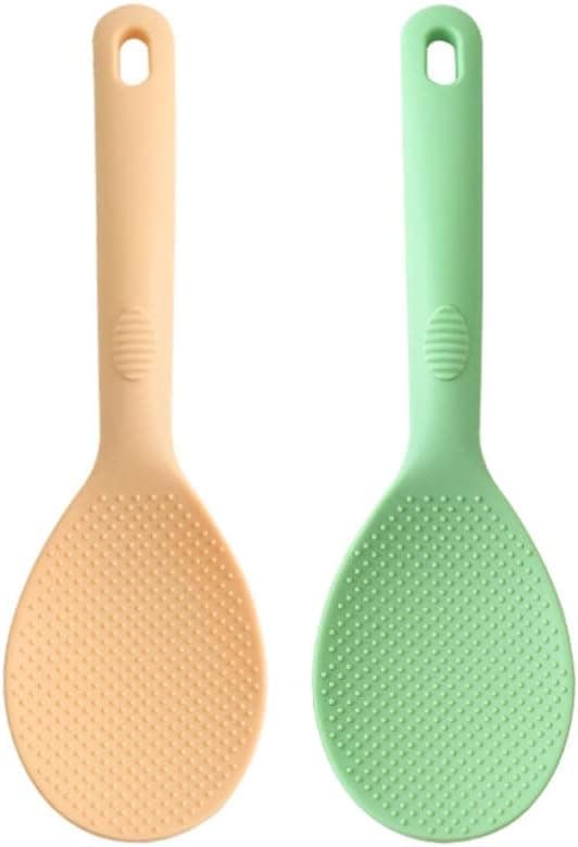 2 deler silikon rispadle non-stick asiatisk risskje suppehåndtak non-stick