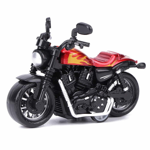 1 st legering motorcykel leksak hög simulering motorcykel modell leksak (röd)