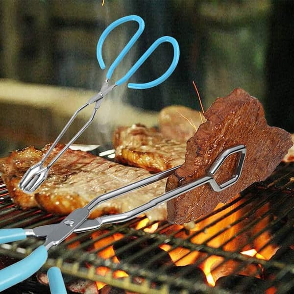 Matsaks, grillklemme i rustfritt stål, kjøkkentang