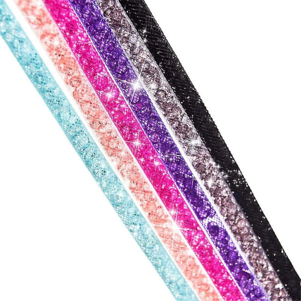 Korthållare med nyckelring Crystal Lanyard Halsband Badge Hållare (färg) color