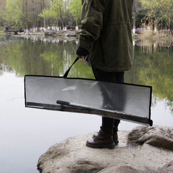 Fiskeväskhållare, PVC Bärbar Transparent Fiske Spö Bete Tackle Förvaringsorganisatör, Lämplig för Utomhusfiske