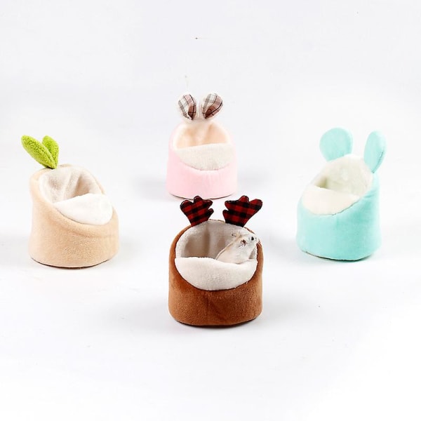 Hamsterhus Djurhus Varm Bo Mini Vinter Flanell Djurhus Varm Bo color 4
