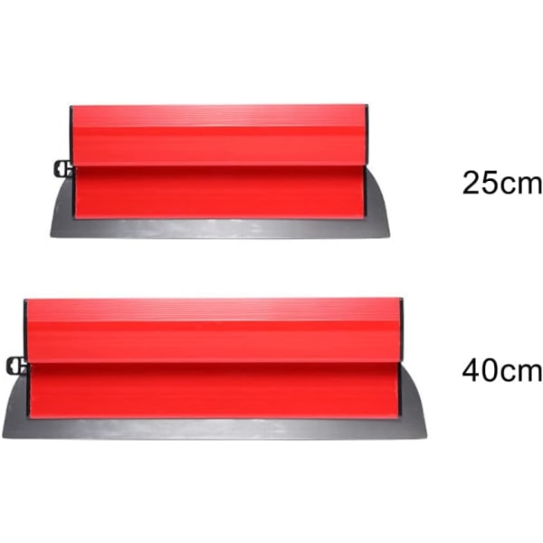 Gipsspackelskrapa, högkvalitativ slätningsspackel, knockdown-finishspackel (storlek: 40 cm)