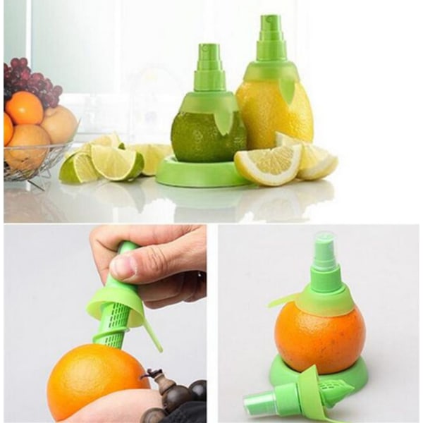 Kreativ citronpress, spray, köksredskap