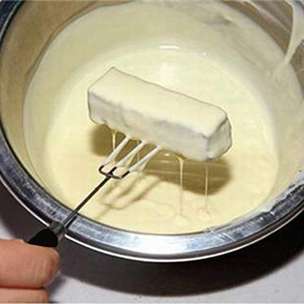 6-delad chokladdoppade gaffelset baktillbehör i rostfritt stål fonduegafflar DIY dekorationsverktyg set