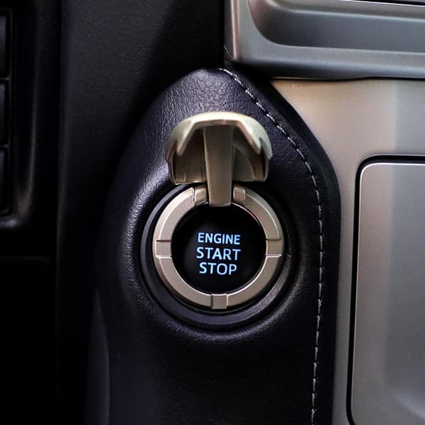 Start Stop-knappskydd, Bilstartknappskydd, Bilmotor Startknappskydd, Tändningsskydd (Silver) Silver