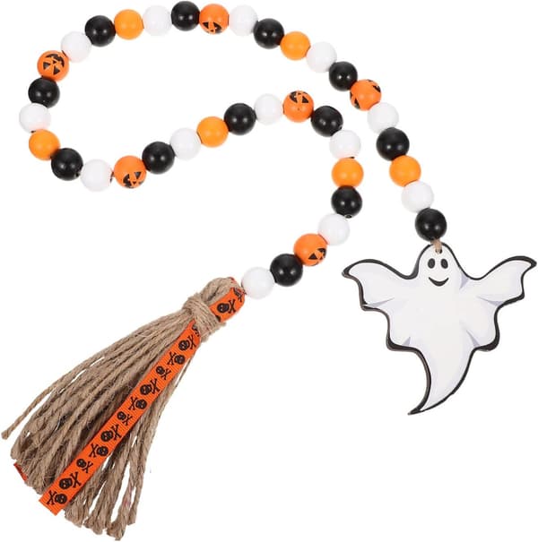 Halloween Træperler Rustik Bondegård Bønneperle Væghængende Indretning