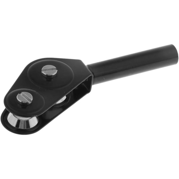 Dubbel rullstångsfäste fiskespö toppspö räls fiskeutrustning tillbehör (4mm) 4mm