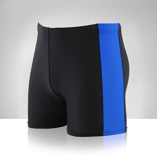 Vuxna herrars badbyxor färgmatchning varm källa semester strandshorts (sjöblå) lake blue