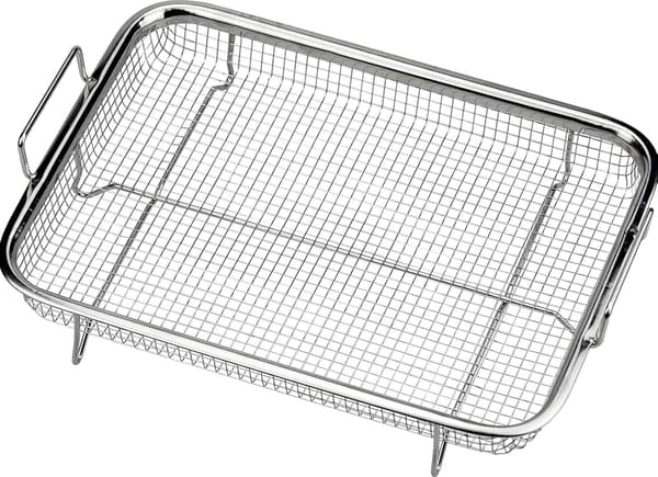Rustfri stål bakke, sprødkurv, kogeplader til non-stick ovnbageplade, bagepladesæt kurv