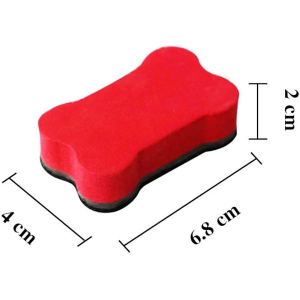 4 st magnetiska suddgummi borstar 4 färger magnetiska tavla svampar suddgummi gäller för kontor skola