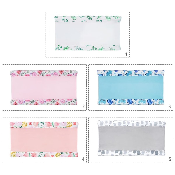 Överdrag för skötbäddar, skötbäddsöverdrag babyrum blöjbyte skötbädd 81 x 41 x 13 cm（stil 2） color 2