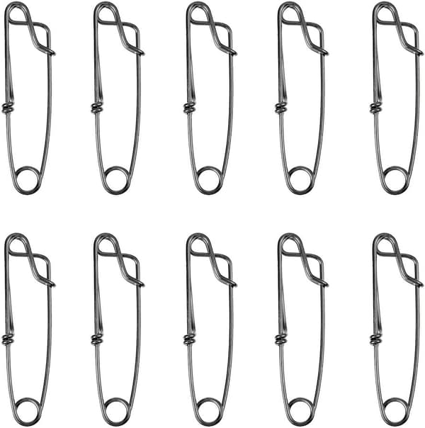 100x langlineklemmer i rustfritt stål, snap langlinegrenhenger tunfiskklemme