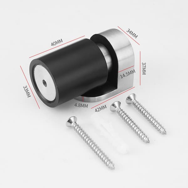 Deluxe Solid 304 Støpt Gulvmontert Magnetisk Pop Up Dørstopper Dørfanger