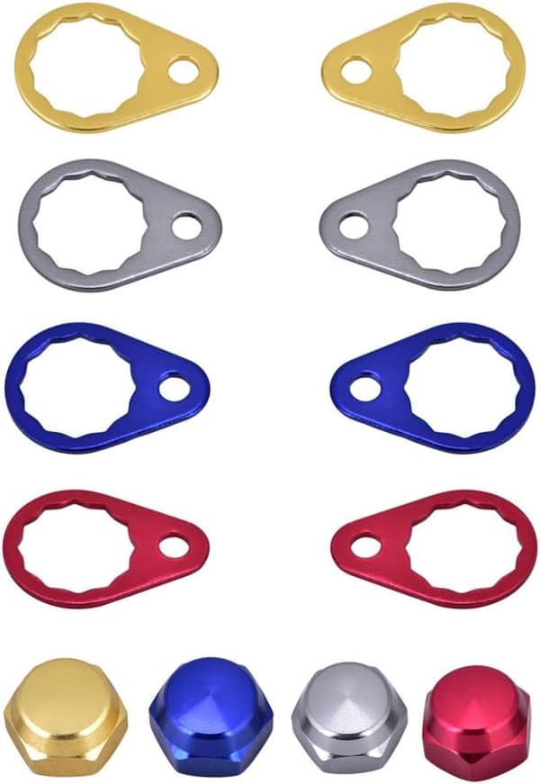 Rullskruvmutterkåpa Låsplatta DIY Fisketillbehör (Silver - Högerhand) Silver