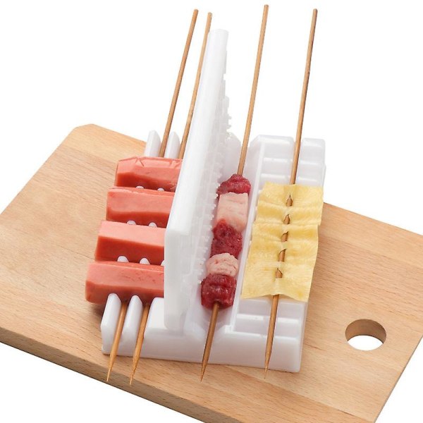 Utomhus grillspett Köksredskap Multifunktionella köttspett spett (grönt)