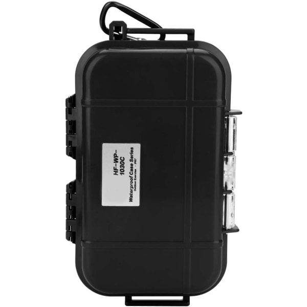 Utomhus torrlåda Vattentät lufttät hårt skal Wet Dry Box Carry Box Tackle Organisation（svart） Black