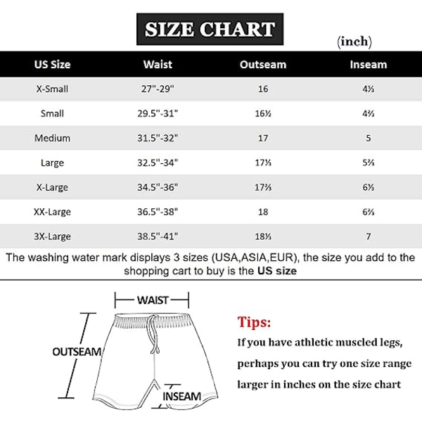 Badbyxor för män Snabbtorkande shorts med fickor (XL) xl