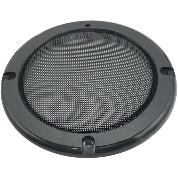 Högtalargallerlock Subwoofer-skydd Dekorativ cirkel för bilhögtalare, Svart（5 tum） 8 Inch