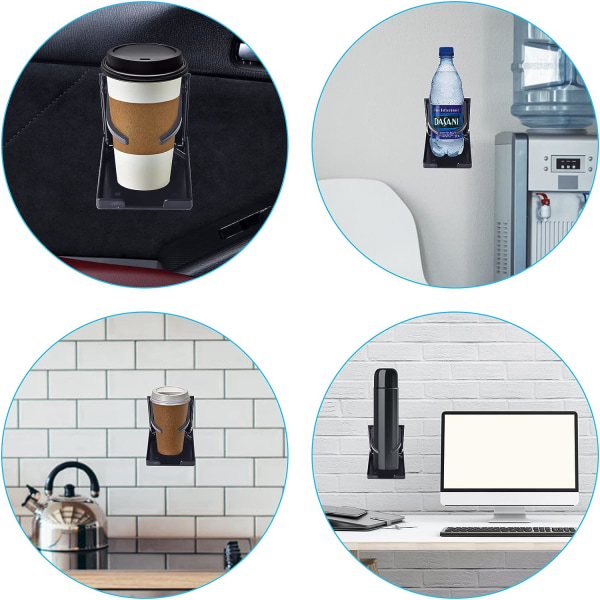 2-pack universella mugghållare för bil, soffa, dryckeshållare, bärbar flaskhållare