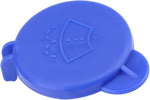 Bilvaskerflaskehætte, blå plast 42 mm / 1,7 tommer diameter forrudevaskerflaskedæksel
