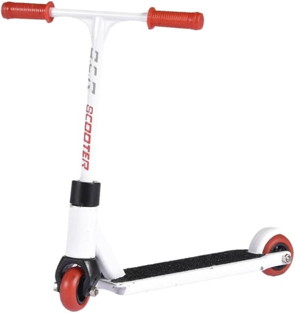 Alloy Finger Scooter Educational Mini Finger Scooter Toy Set White White