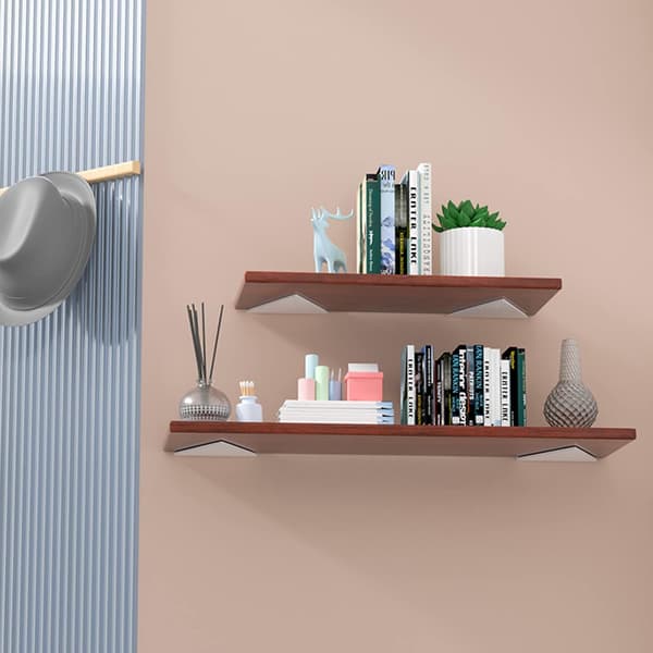 Heavy Duty Triangle Hidden Shelf Bracket Triangle Steel Shelf Bracket 2pcs