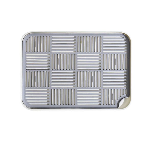 Droppbricka, diskställ med droppbricka, diskställ för disk, droppställ för diskho（vit och grå） White+Grey