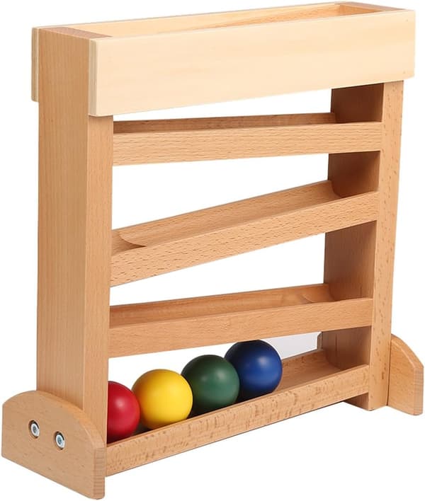 Montessori The Visual Tracker Ball Maze Baby Trælegetøj til 3+ år