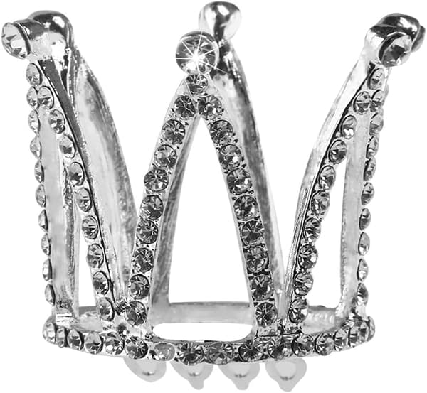 Liten Tiara Krone med Hårkam Prinsesse Tiara Kam Mini Bursdagskrone Blomsterpike Hodeplagg