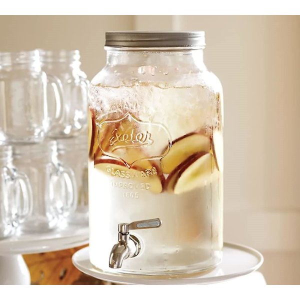 Dryck juice kokande hink dispenser kran 16mm glasburk dispenser