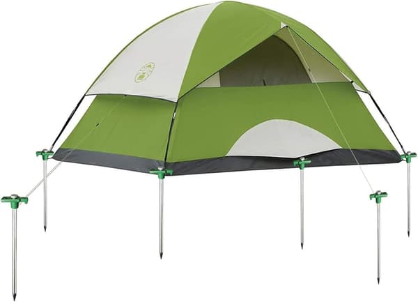 Stora tunga tältpinnar, galvaniserat stål rostfritt – Perfekt för campingtält (4 st)