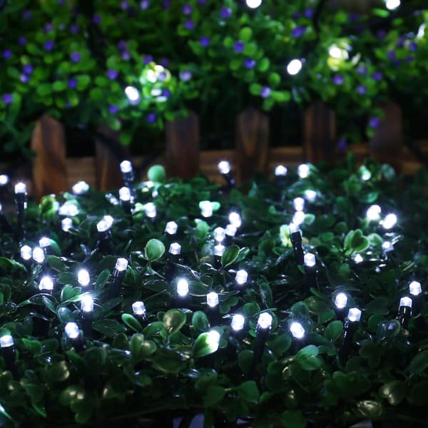 LED 82FT 200 LED juleblinklys med 8 tilstande (hvid lampe) White