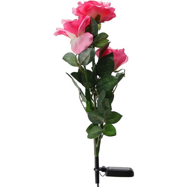Solcellslampa Trädgårdslampa LED-lampa Solcellslampa Trädgårdslampa Dekoration, Rosa