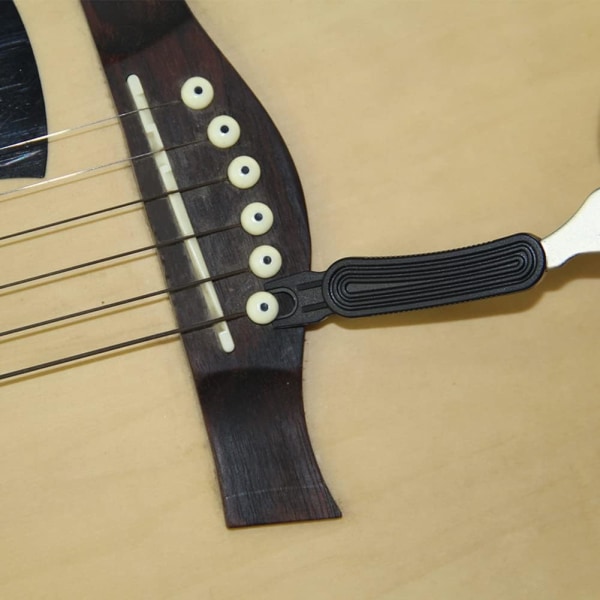 Gitarr Tång Dragare Strängskärare Verktyg, 3-i-1 Multifunktionell Gitarr Reparationsverktyg, svart black