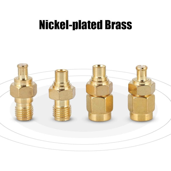 4PCS Bonatos Nickel Plating MMCX till SMA adapter luftradio