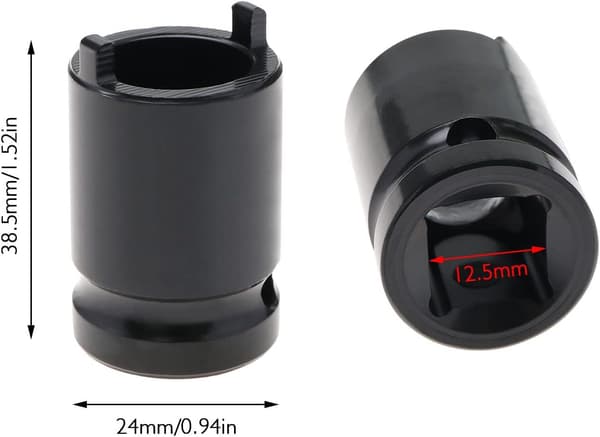 2 stk. 1/2 vinkelsliper-pipe-nøkkel metall vinkelsliper-platefjernerhylse