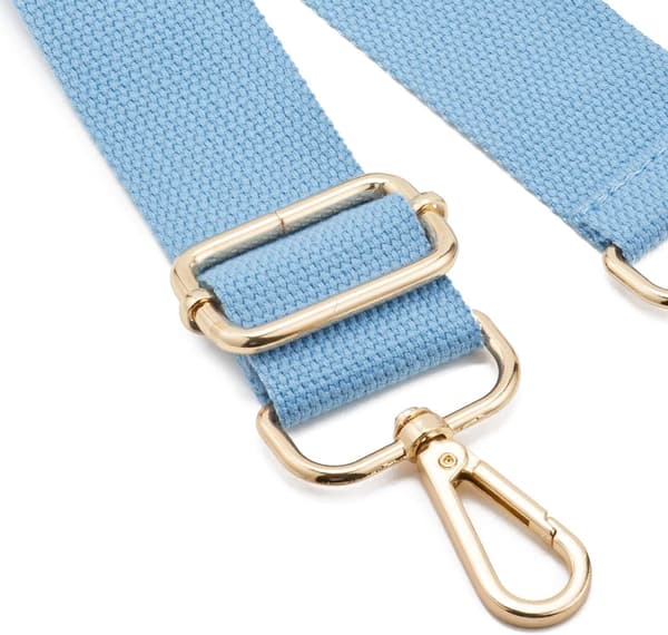 1 stk. bred skulderrem til tasker, justerbar erstatningsrem til tasker Light blue