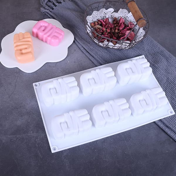 Kjærlighetskakeform, silikonbakeform, mousse kakeform, egnet for å lage kjærlighet (silikon)