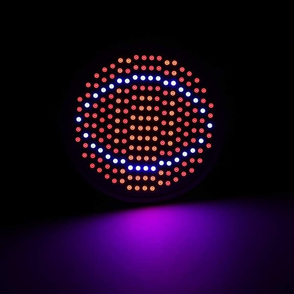 Vækstpære, E27 200-LED Plantelys 20W Plantevækst Hydroponiske Lys til Indendørs Planter