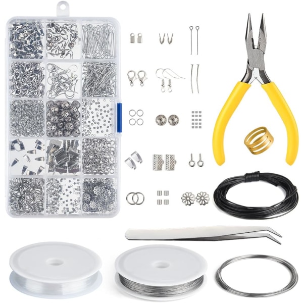 Smycketillverkning Kit Starter Smycken Pärlor Tillverkning och reparation Tools Kit