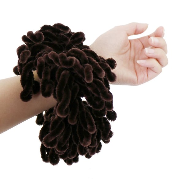 2-pack Volumising Scrunchie Big Hair Tie Ring Hijab Volumizer Khaleeji Hair Scrunchie (brun) Brown