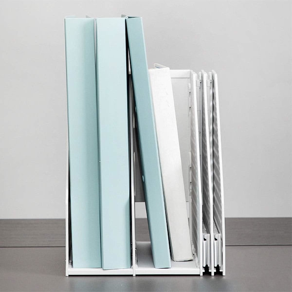 Böcker Fällbara Dokument Expandable Justerbar Hållare Bokstöd Bokhållare Bokhylla Skrivbord（ljusgrå） light gray