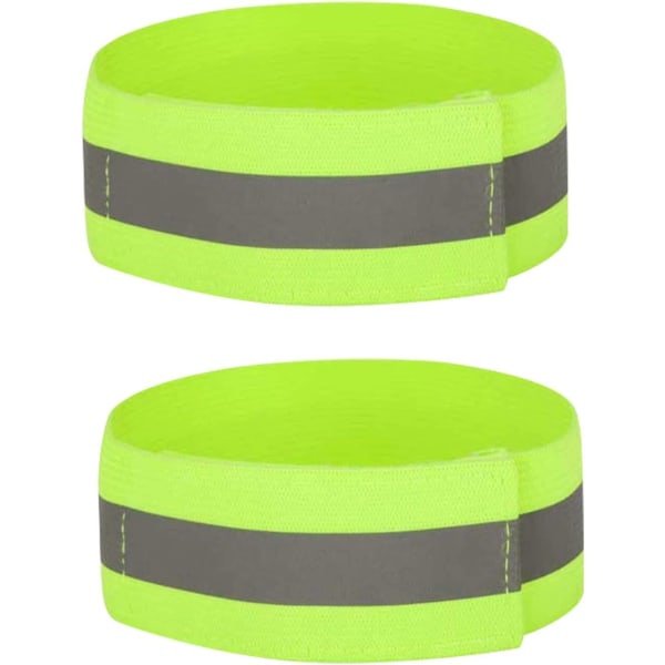 Reflekterande armband för löpning på natten, 2-pack