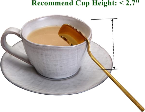 12 stk. kaffeskeer, 5,6 tommer 18/8 rustfrit stål espressoske